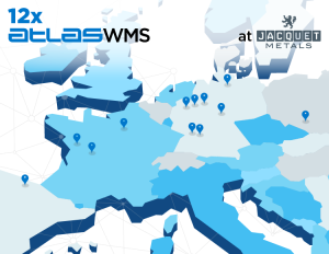 Atlas WMS bedient bereits 12 Lager der Gruppe Jacquet Metals