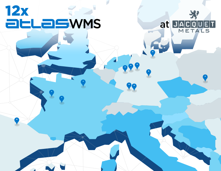 Atlas WMS bedient bereits 12 Lager der Gruppe Jacquet Metals