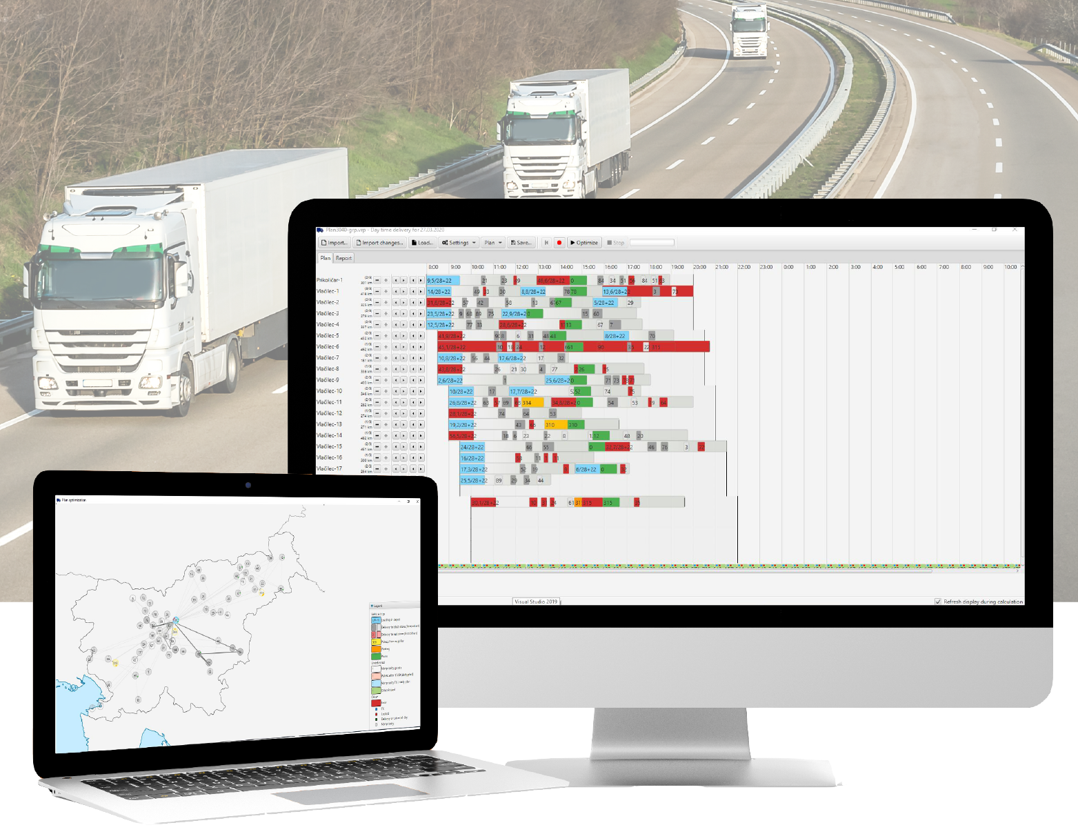 The Optimal Route of Goods to Hofer Shops at the “Press of a Button”